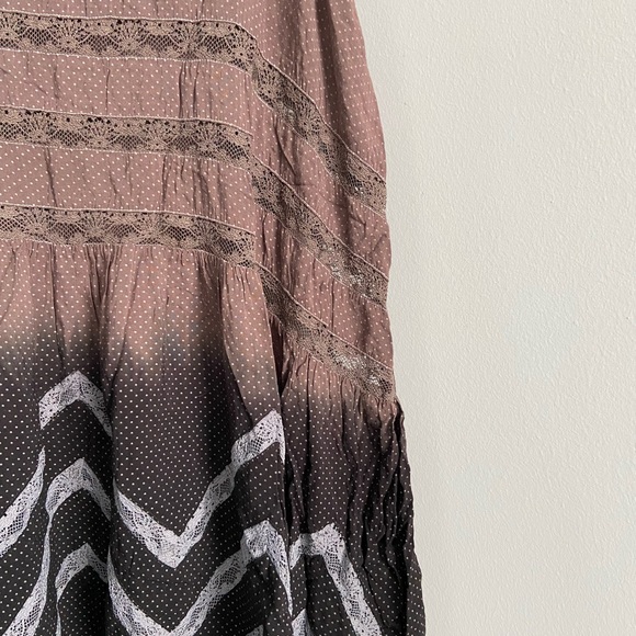 FP brown & black voile trapeze slip - Picture 2 of 3